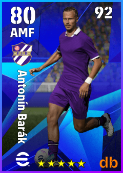 Antonín Barák — AMF, OVR 80, MAX 92