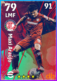 Maxi Araújo eFootball player card
