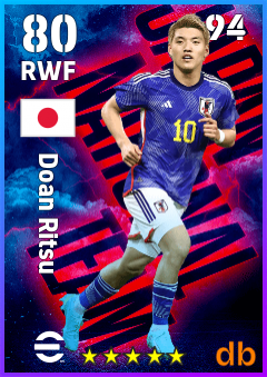 Doan Ritsu — RWF, OVR 80, MAX 94
