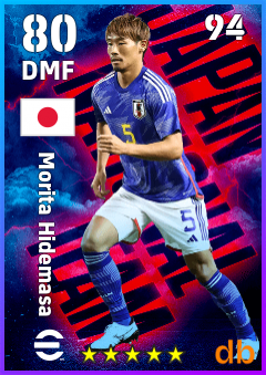 Morita Hidemasa — DMF, OVR 80, MAX 94
