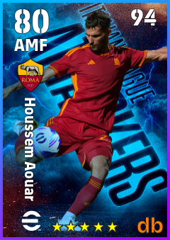 Houssem Aouar — AMF, OVR 80, MAX 94
