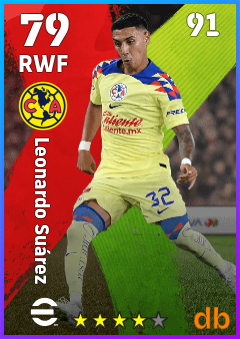 Leonardo Suárez — RWF, OVR 79, MAX 91