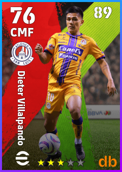 Dieter Villalpando — CMF, OVR 76, MAX 89