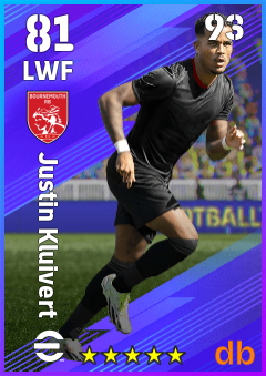 Justin Kluivert eFootball player card