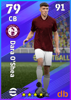 Dara O'Shea — CB, OVR 79, MAX 91