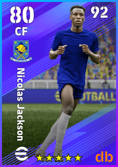 Nicolas Jackson eFootball player card