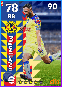 Miguel Layún — RB, OVR 78, MAX 90