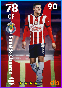 Ronaldo Cisneros — CF, OVR 78, MAX 90