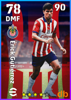 Érick Gutiérrez eFootball player card
