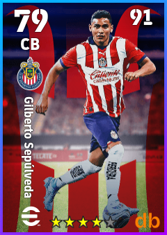 Gilberto Sepúlveda — CB, OVR 79, MAX 91