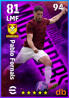 Pablo Fornals — LMF, OVR 81, MAX 94