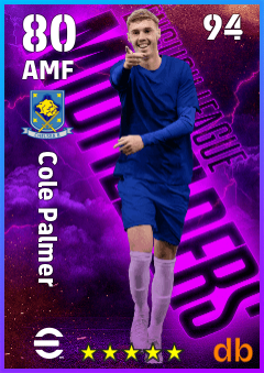 Cole Palmer — AMF, OVR 80, MAX 94