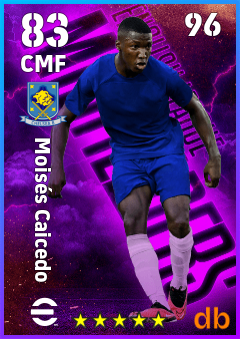 Moisés Caicedo eFootball player card