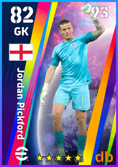 Jordan Pickford — GK, OVR 82, MAX 93