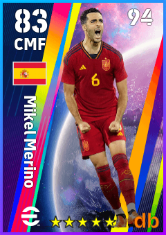 Mikel Merino — CMF, OVR 83, MAX 94