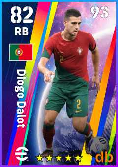 Diogo Dalot — RB, OVR 82, MAX 93