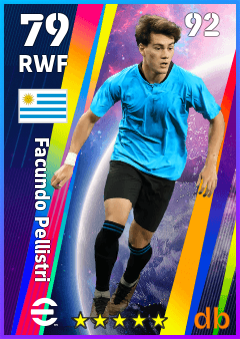 Facundo Pellistri eFootball player card