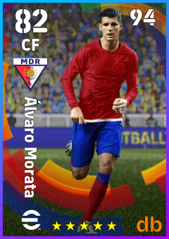 Álvaro Morata — CF, OVR 82, MAX 94