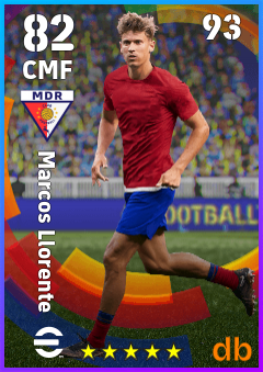 Marcos Llorente — CMF, OVR 82, MAX 93