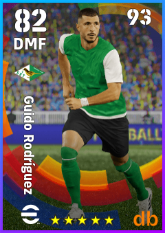 Guido Rodríguez — DMF, OVR 82, MAX 93