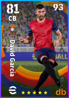 David García — CB, OVR 81, MAX 93