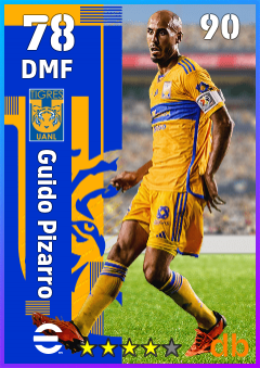 Guido Pizarro — DMF, OVR 78, MAX 90