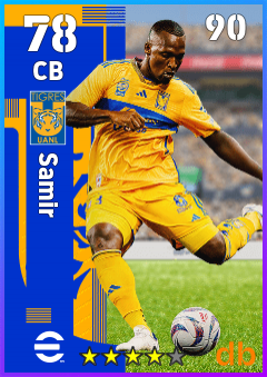 Samir — CB, OVR 78, MAX 90