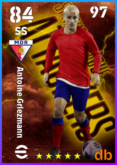 Antoine Griezmann — SS, OVR 84, MAX 97