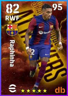 Raphinha eFootball player card
