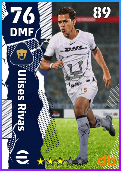 Ulises Rivas — DMF, OVR 76, MAX 89