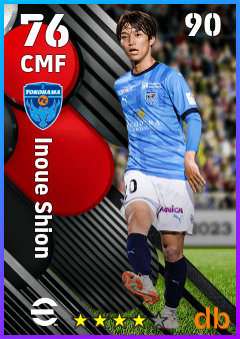 Inoue Shion — CMF, OVR 76, MAX 90