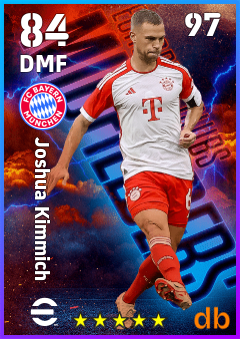 Joshua Kimmich — DMF, OVR 84, MAX 97