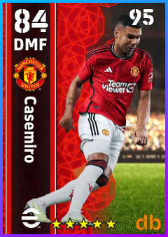 Casemiro — DMF, OVR 84, MAX 95