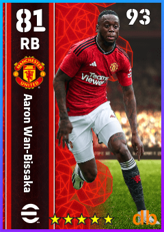 Aaron Wan-Bissaka — RB, OVR 81, MAX 93