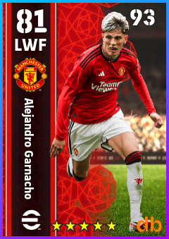 Alejandro Garnacho eFootball player card