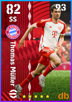 Thomas Müller — SS, OVR 82, MAX 93