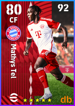 Mathys Tel eFootball player card