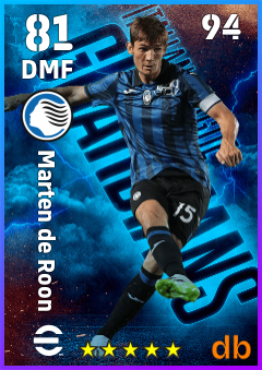 Marten de Roon — DMF, OVR 81, MAX 94