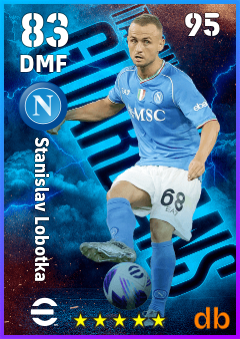 Stanislav Lobotka — DMF, OVR 83, MAX 95
