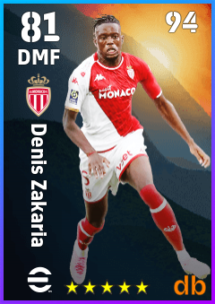 Denis Zakaria — DMF, OVR 81, MAX 94