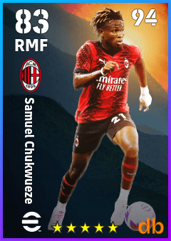 Samuel Chukwueze — RMF, OVR 83, MAX 94