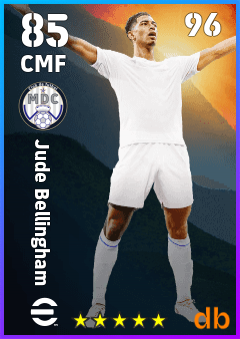 Jude Bellingham — CMF, OVR 85, MAX 96