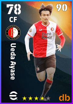Ueda Ayase — CF, OVR 78, MAX 90