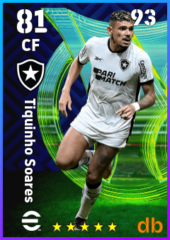 Tiquinho Soares — CF, OVR 81, MAX 93