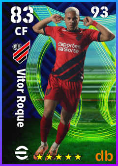 Vitor Roque — CF, OVR 83, MAX 93
