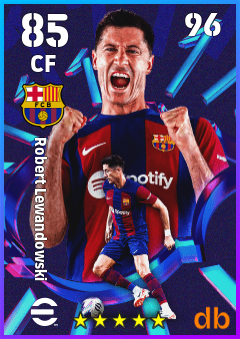 Robert Lewandowski eFootball player card