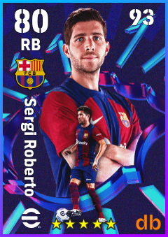 Sergi Roberto — RB, OVR 80, MAX 93