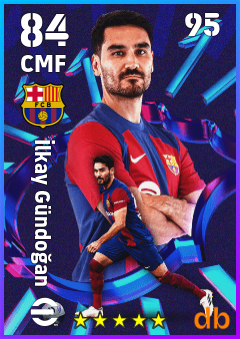 İlkay Gündoğan — CMF, OVR 84, MAX 95