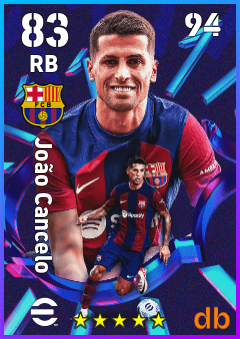 João Cancelo — RB, OVR 83, MAX 94