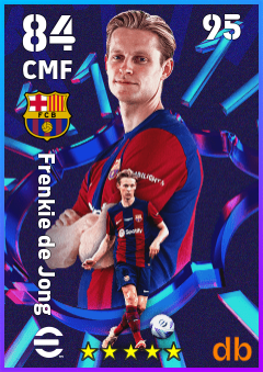 Frenkie de Jong — CMF, OVR 84, MAX 95